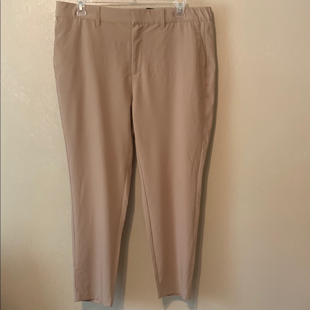 Torrid size 16 Tan Chinos with Streamlined Silhouette Pockets NWT